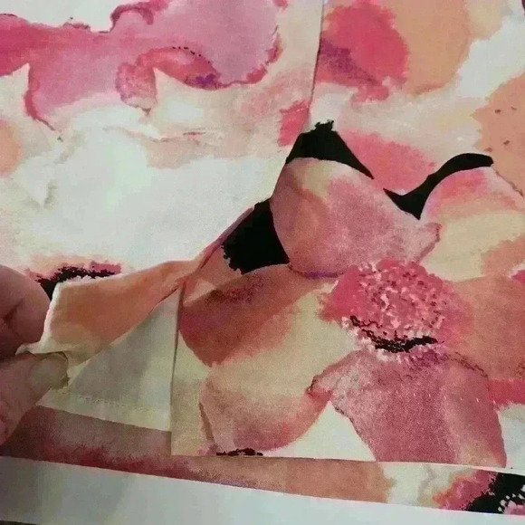 Apt 9 Pink Floral Dress Kneelength Size 10 - Picture 7 of 9